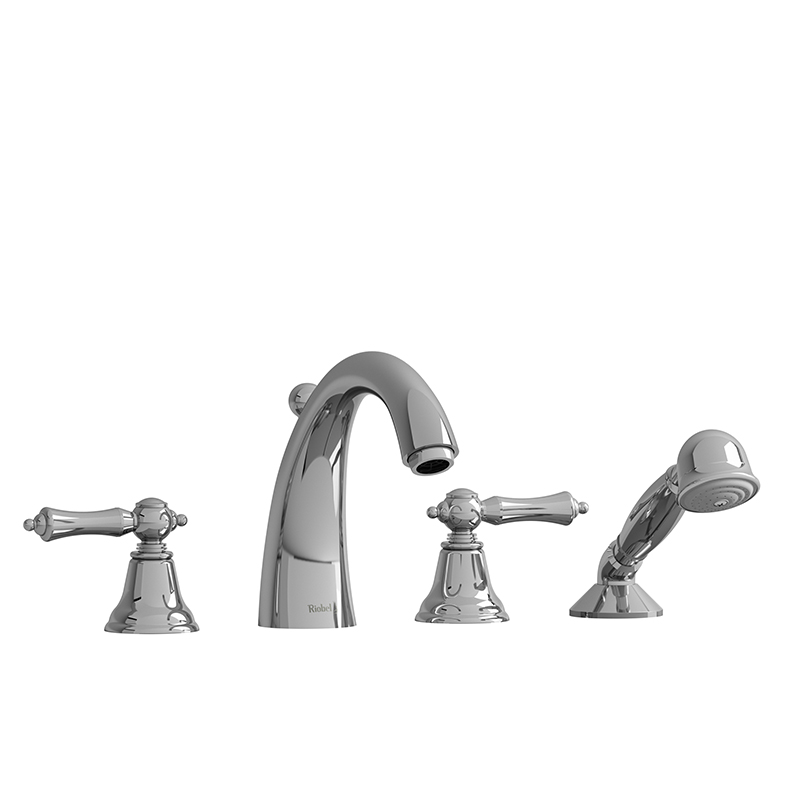 CLASSIC - PR12L 4-PIECE DECK-MOUNT TUB FILLER WITH HAND SHOWER-related