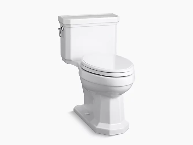 Kathryn® Comfort Height®One-piece compact elongated 1.28 gpf chair height toilet with slow close seat K-3940-0-product-view