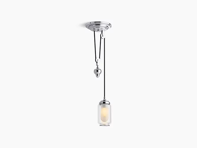 One-light adjustable pendant-related