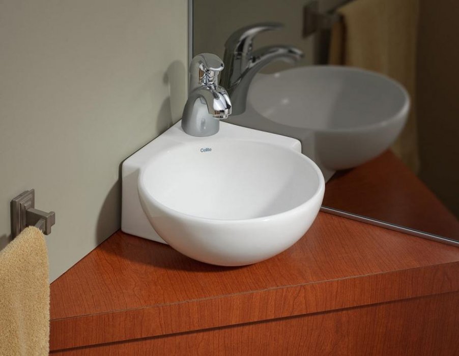 CORNER Over Counter/Wall Mount Sink-related