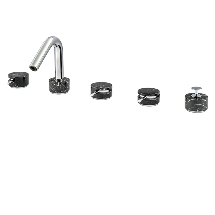 5-piece deckmount tub filler with diverter and handshower Product code:CL06NM-related