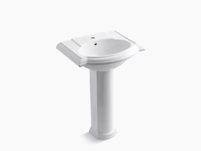Devonshire®24" pedestal bathroom sink with single faucet hole K-2286-1-0-related
