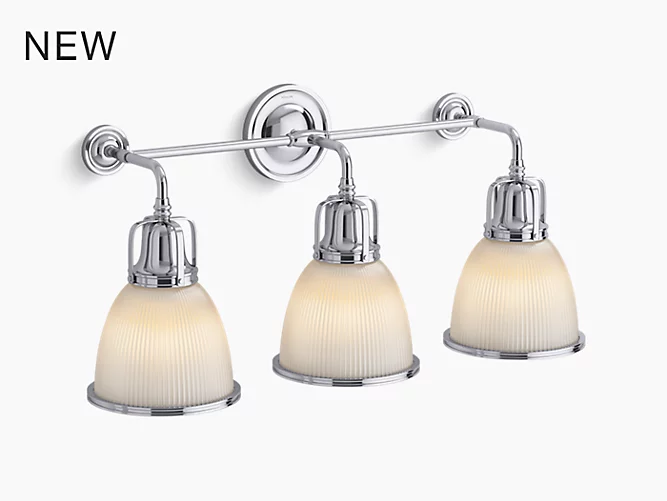 Three-light bell sconce-related