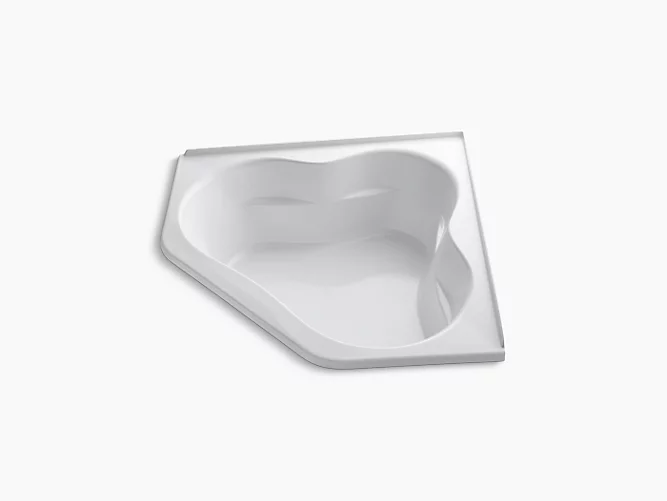 Tercet®60" x 60" bath with integral flange and center drain K-1161-F-0-main