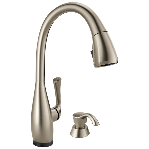 Dominic® Single Handle Pull-Down Kitchen Faucet With Touch2O® And ShieldSpray® Technologies In Spotshield Stainless MODEL#: 19940TZ-SPSD-DST-related