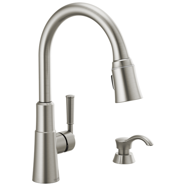 Valo™ Single Handle Pull-Down Kitchen Faucet In Spotshield Stainless MODEL#: 19791L-SPSD-DST-related