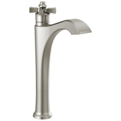 Dorval™ Single Handle Vessel Bathroom Faucet - Less Handle In Stainless MODEL#: 756-SSLHP-DST--H562SS-0-large