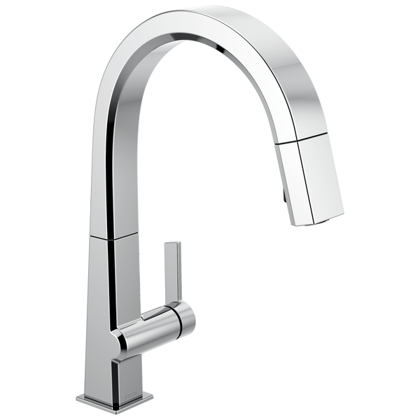 Pivotal® Single Handle Pull Down Kitchen Faucet In Chrome MODEL#: 9193-DST-related