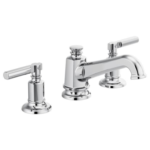 INVARI™ Widespread Lavatory Faucet With Angled Spout - Less Handles-related