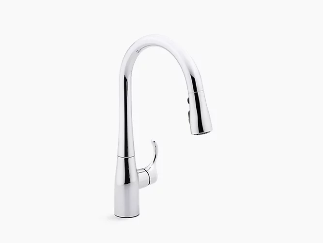 Simplice®Kitchen sink faucet with 15-3/8" pull-down spout K-597-CP-related