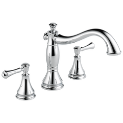 Cassidy™ Roman Tub Trim - Less Handles In Chrome MODEL#: T2797-LHP--H697--R2707-product-view