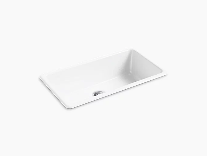 Iron/Tones®33" x 18-3/4" x 9-5/8" Top-mount/undermount single-bowl kitchen sink K-5707-0-related