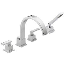 Vero® Roman Tub Trim With Hand Shower In Chrome MODEL#: T4753-product-view