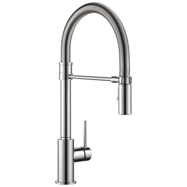 Trinsic® Pro Single Handle Pull-Down Kitchen Faucet With Spring Spout In Chrome MODEL#: 9659-DST-related