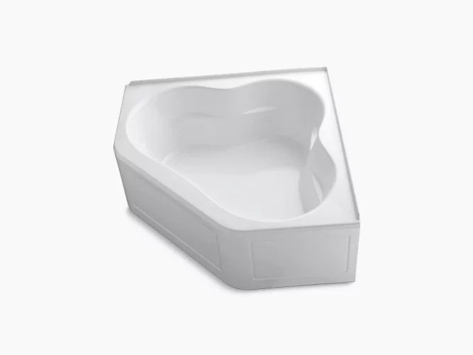 Tercet®60" x 60" bath with integral apron and integral flange and center drain K-1161-LA-0-related
