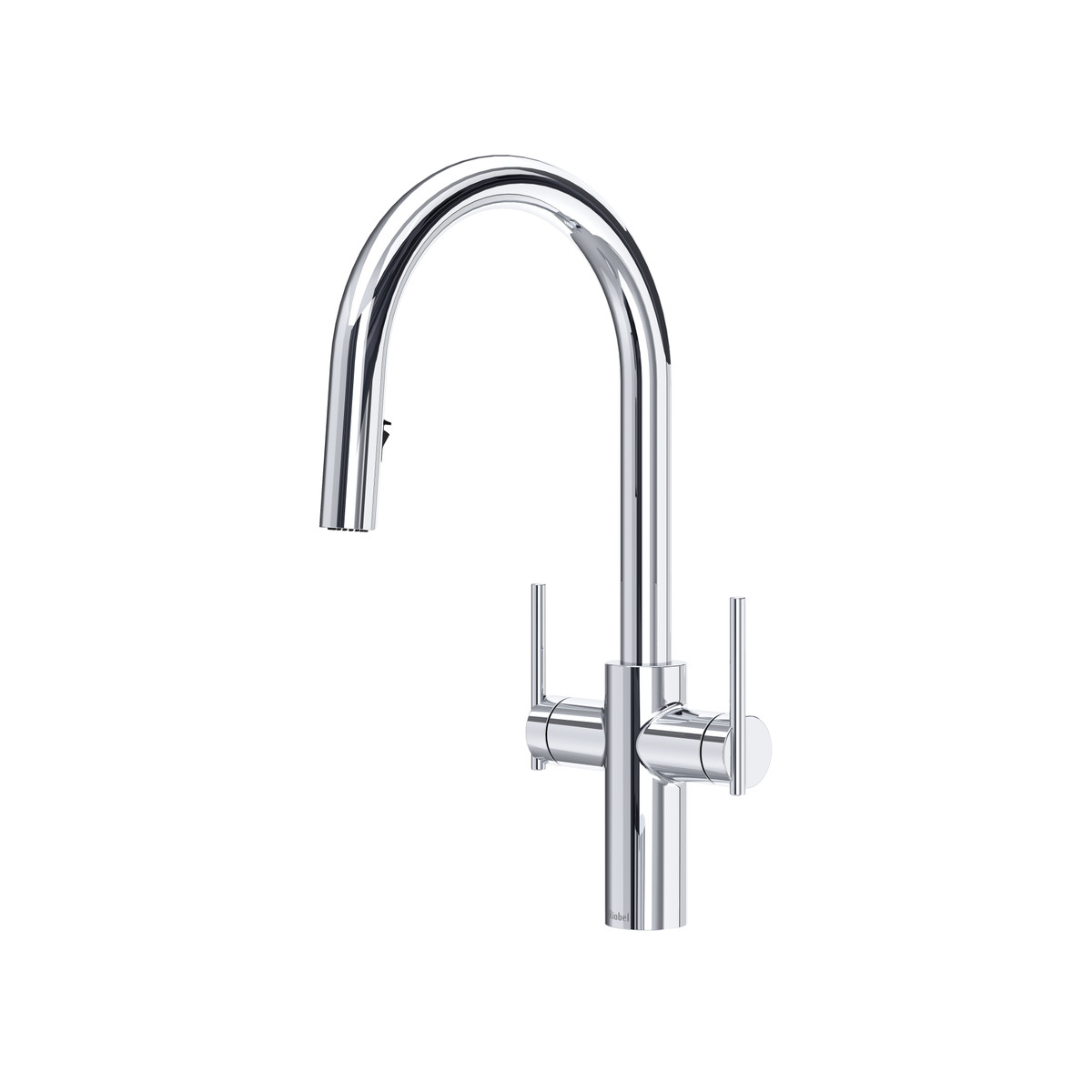 Lateral™ Two Handle Pull-Down Kitchen Faucet With C-Spout-shop