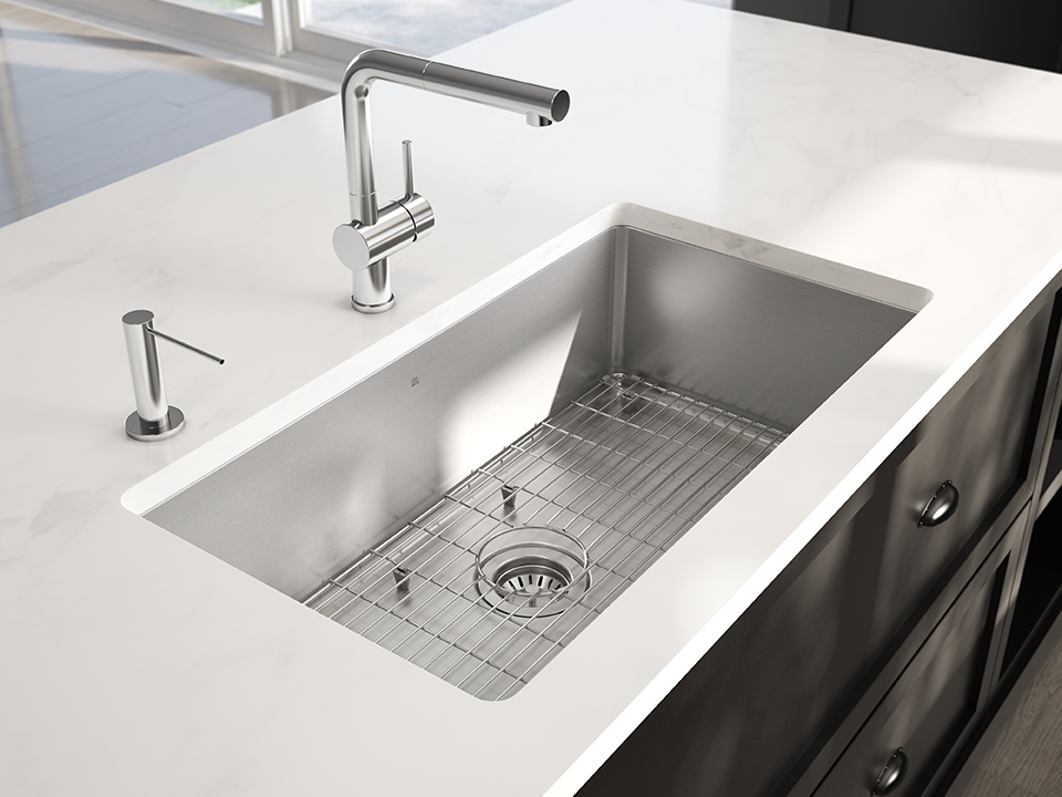 Single Bowl undermount Kitchen Sink ProInox H75 18-gauge Stainless Steel 25'' X 16'' X 9''  PC-IH75-US-27189-0