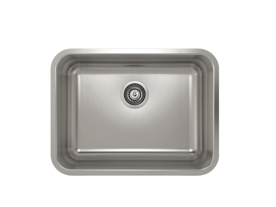 Single Bowl Undermont Kitchen Sink ProInox E200 18-gauge Stainless Steel, 23'' x 17'' x 9''  IE200-US-24189-main