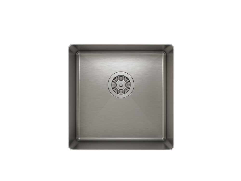 Single Bowl Undermont Kitchen Sink ProInox H75 18-gauge Stainless Steel, 16'' x 16'' x 10''-related