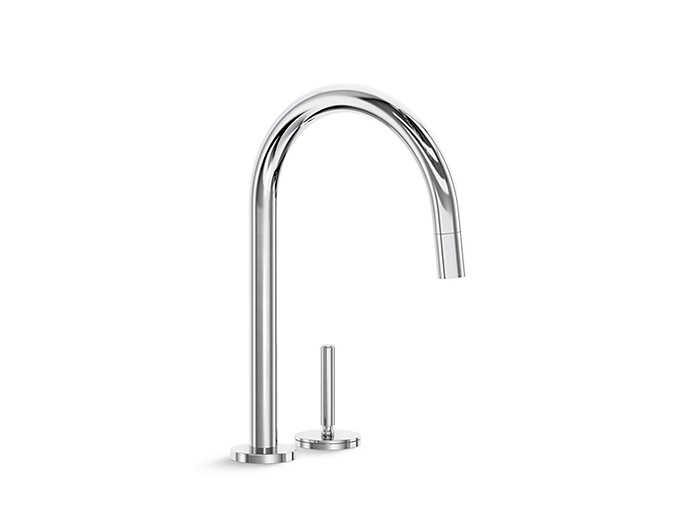 PULL-DOWN KITCHEN FAUCET ONE™ by Kallista P25200-00-CP-thumbnail