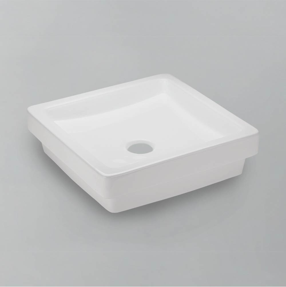Basin - Ceramic - Countertop - Wht-shop