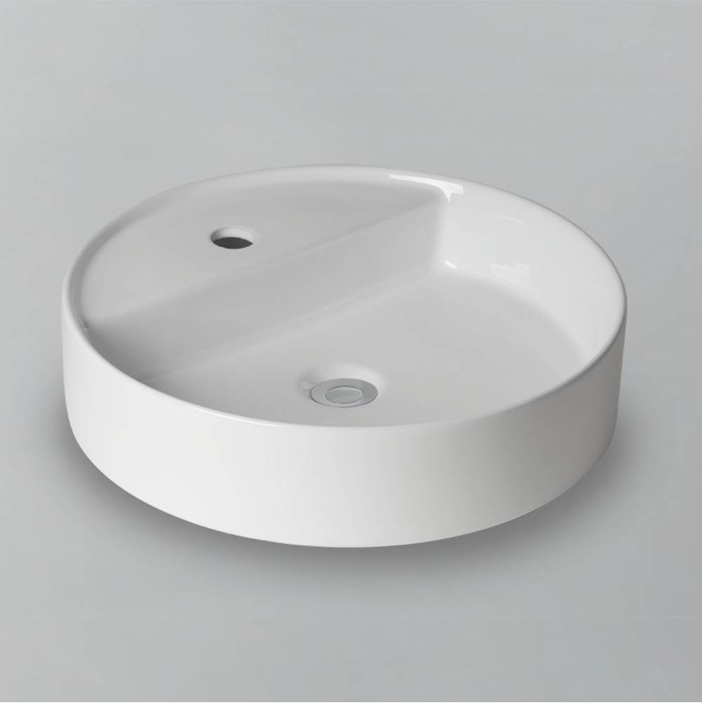 Basin - Ceramic - Countertop - 1 Hole - White-related