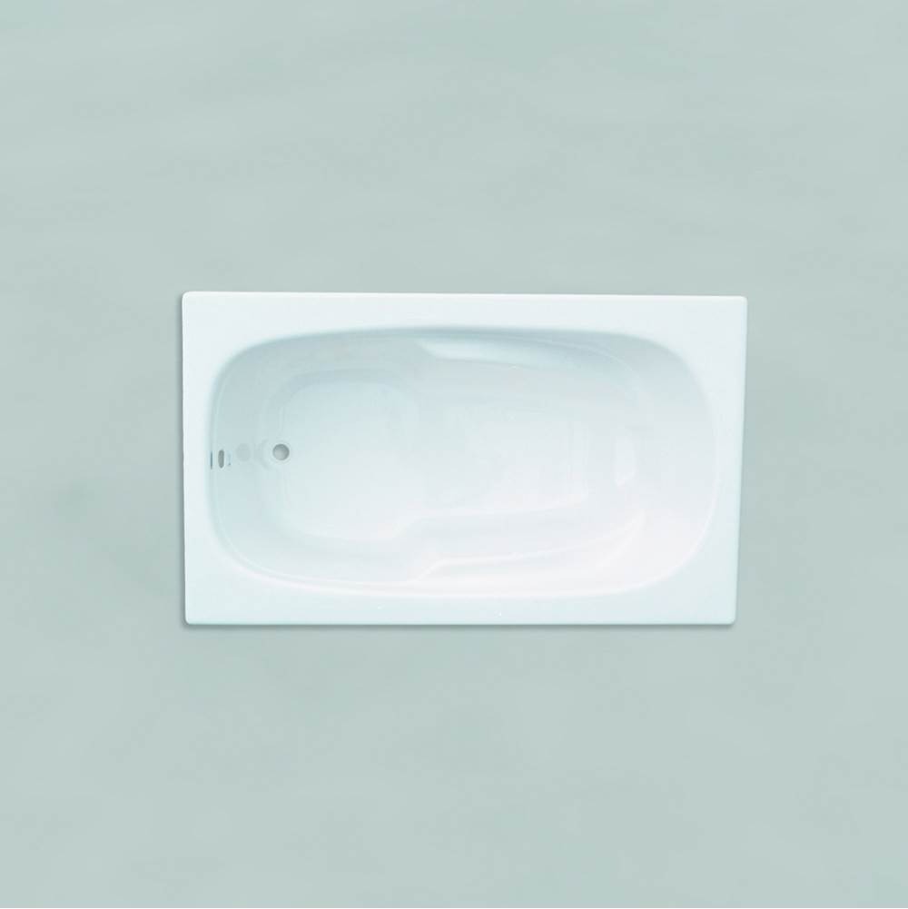 Semi FreeSt - Simplicity Niche 60x32 LH Semi-freestanding tub - Wht-shop
