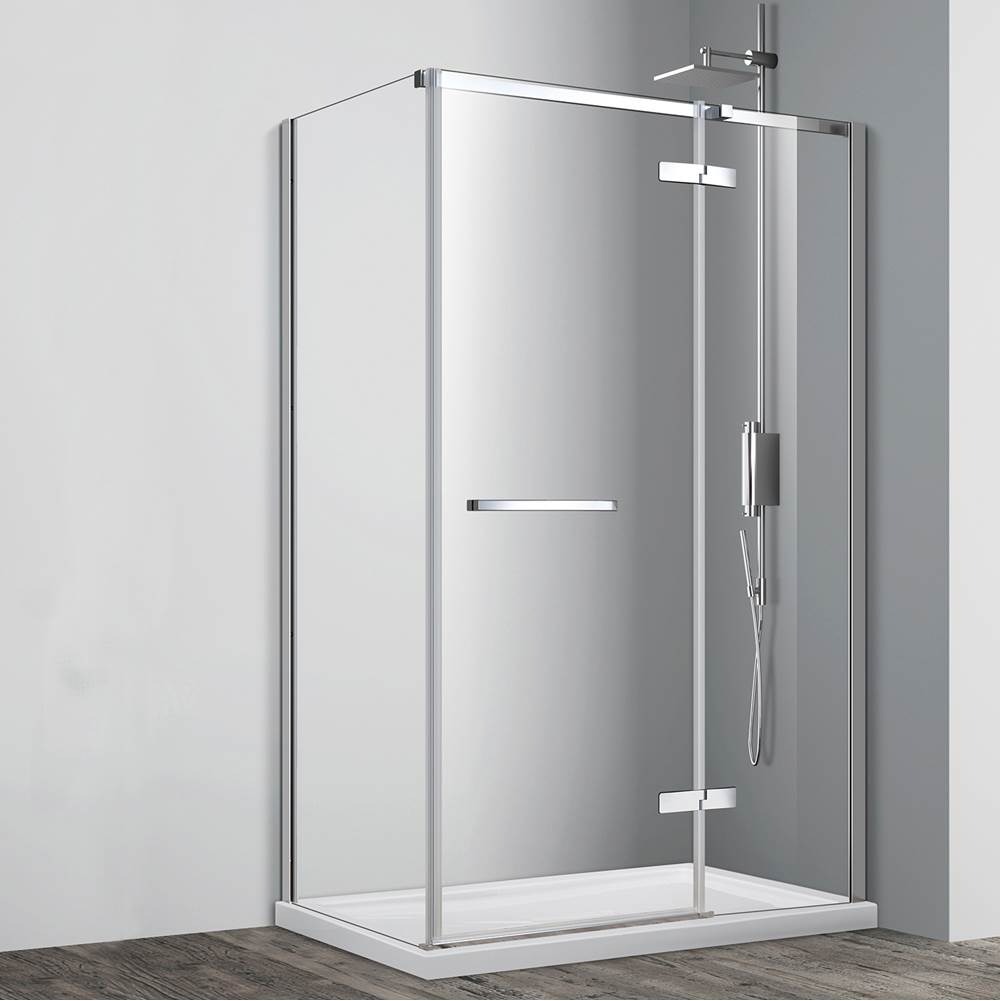 ShDoor - DT (Pivot) - 48'' RH Door x 36'' - Cortez Series - 8mm/Chr-related