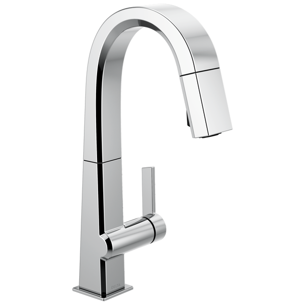 Pivotal® Single Handle Pull Down Bar/Prep Faucet In Chrome MODEL#: 9993-DST-product-view