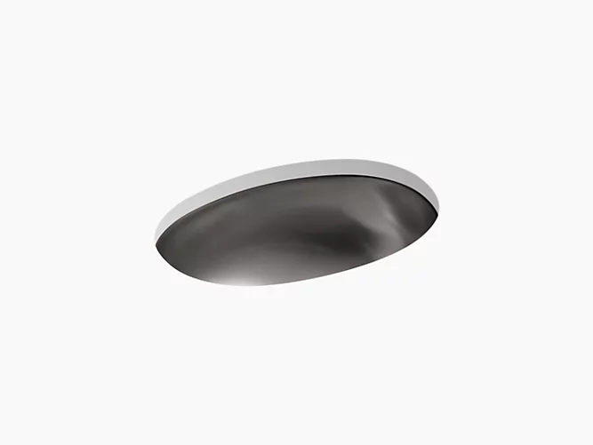 Bolero® OvalDrop-in/undermount bathroom sink with satin finish K-2611-SU-NA-related