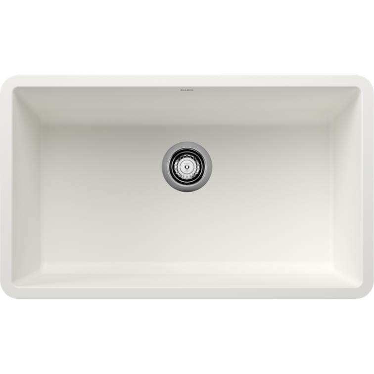 Precis SILGRANIT 30'' Single Bowl Undermount Kitchen Sink - White-shop
