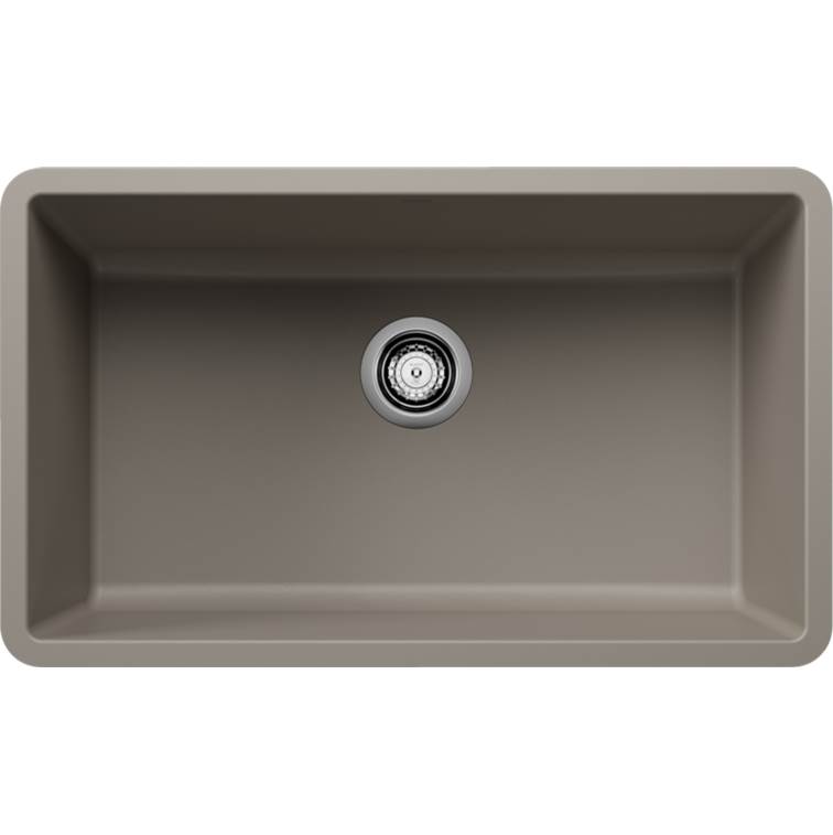 Precis SILGRANIT 30'' Single Bowl Undermount Kitchen Sink - Truffle-related