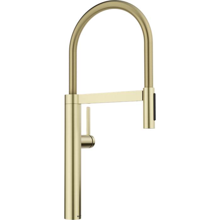 Culina II Semi-Pro Pull-Down Dual-Spray Kitchen Faucet - Satin Gold-shop