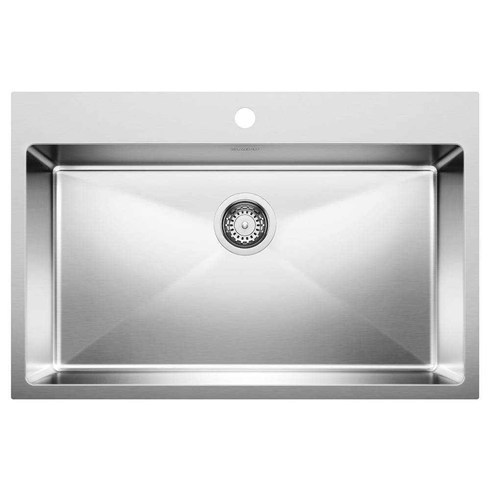 Quatrus R15 31'' Single Bowl Dual Mount Stainless Steel Kitchen Sink-related
