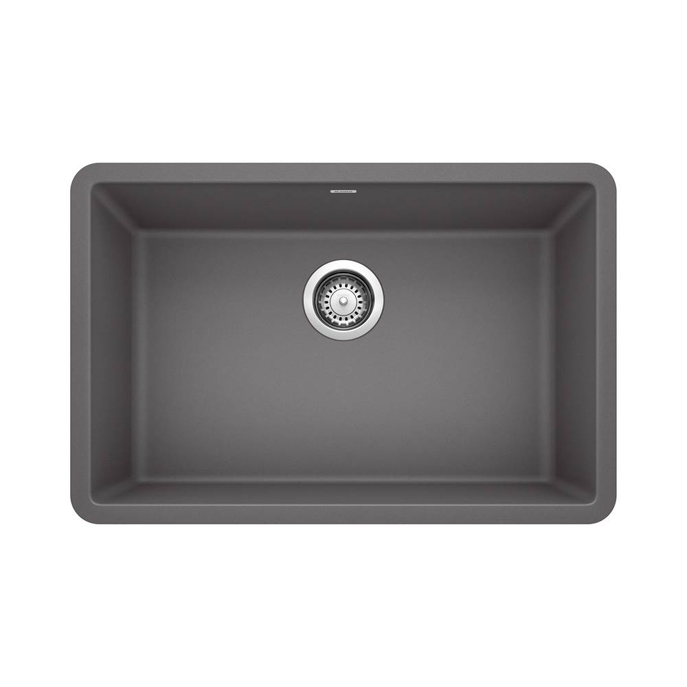 Precis SILGRANIT 27'' Single Bowl Undermount Kitchen Sink - Cinder-shop