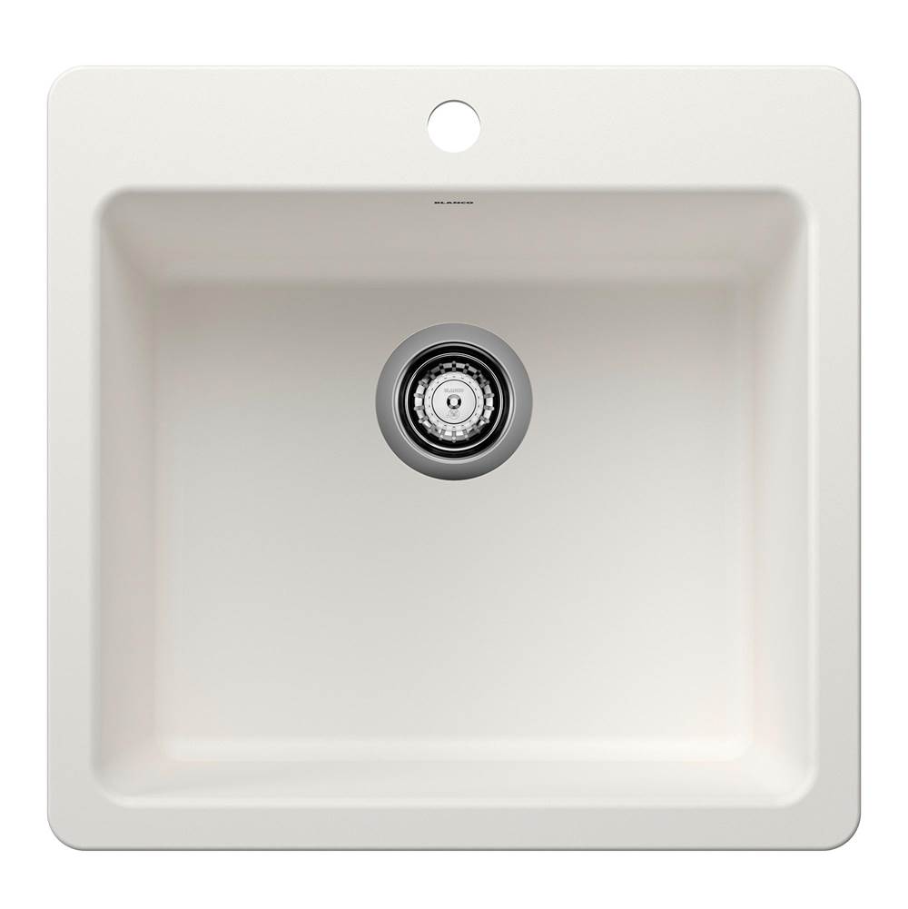 Liven SILGRANIT 21'' Single Bowl Dual Mount Kitchen Sink - White-related