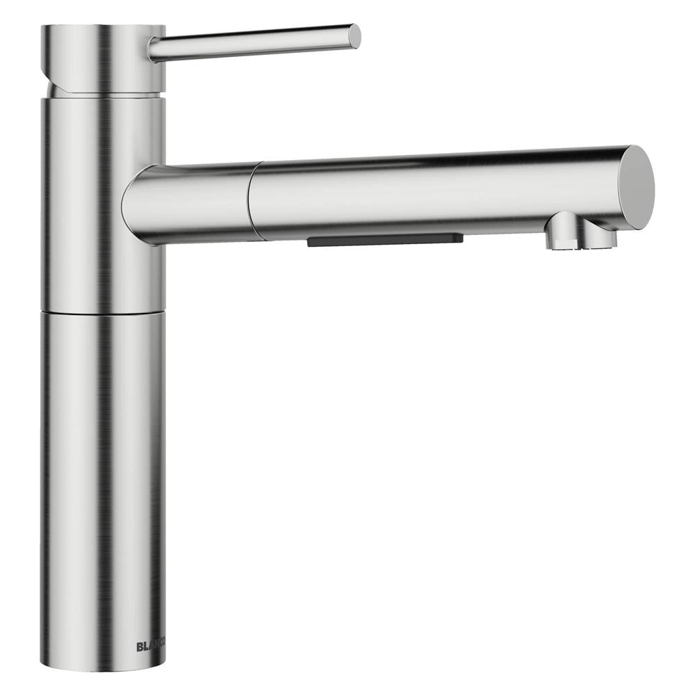 Alta II Low Arc Pull-Out Dual-Spray Kitchen Faucet - PVD Steel-related