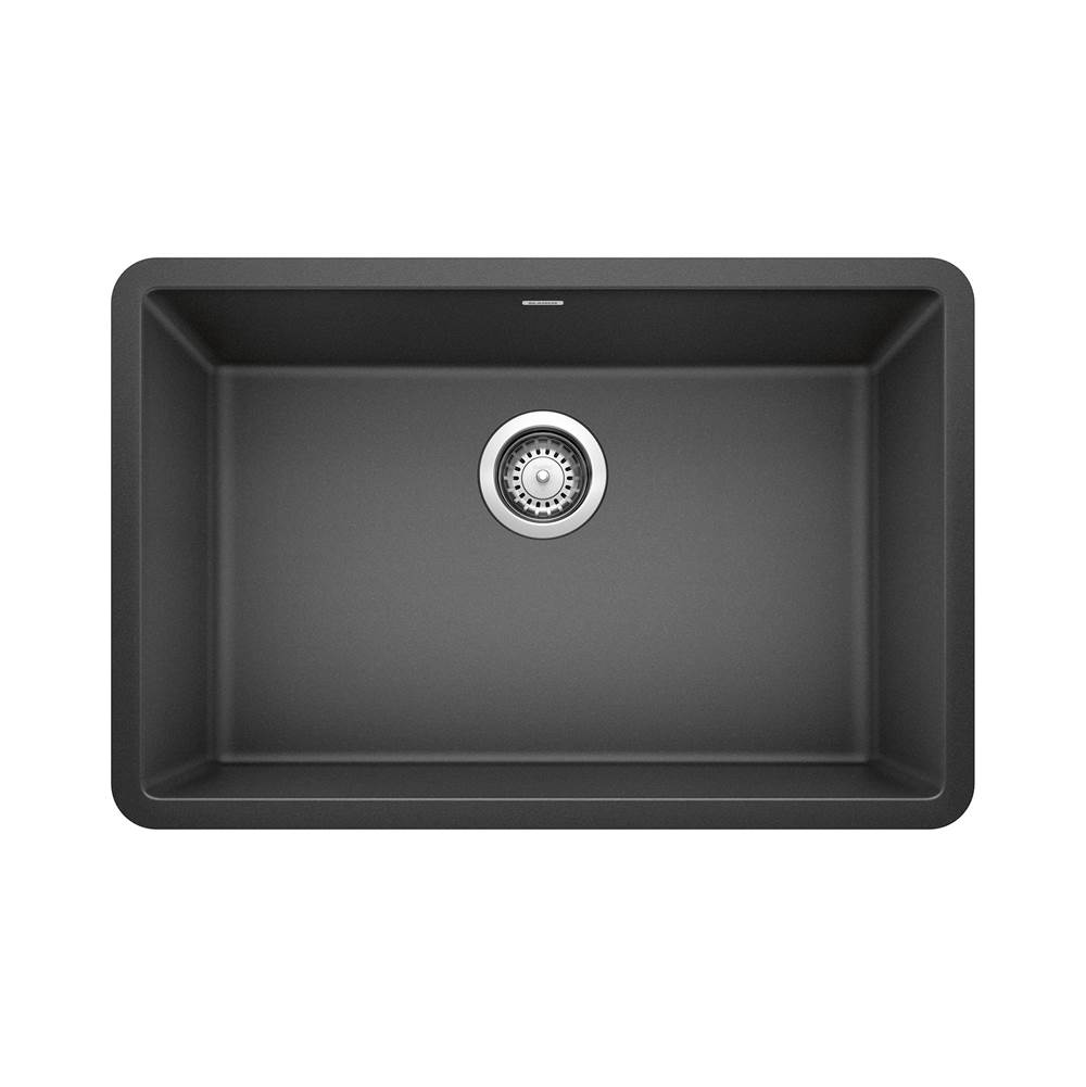 Precis SILGRANIT 27'' Single Bowl Undermount Kitchen Sink - Anthracite-shop