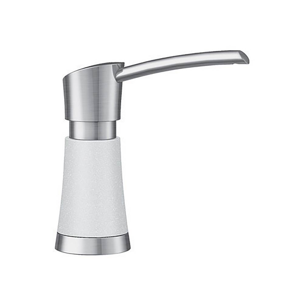 Artona Soap Dispenser - PVD Steel/White-related