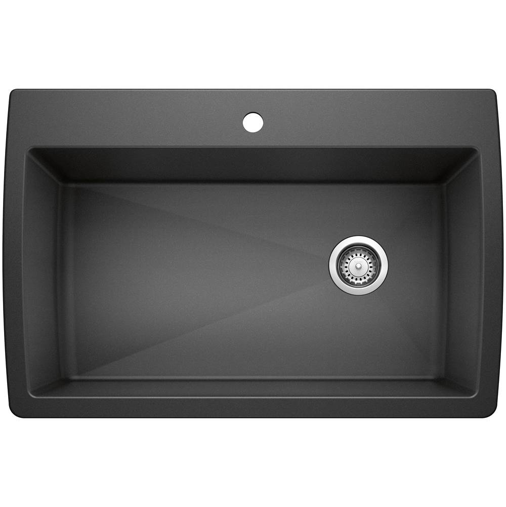 Diamond SILGRANIT 33.5'' Super Single Dual Mount Kitchen Sink - Anthracite-related