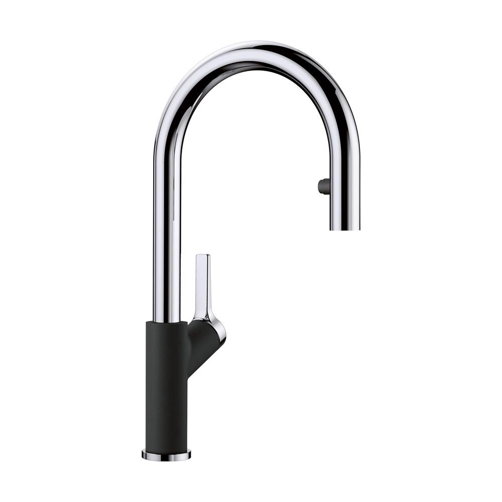 Urbena Pull-Down Dual-Spray Kitchen Faucet - Chrome/Coal Black-related