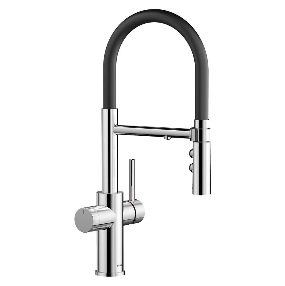 Catris Flexo Filter-Ready Semi-Pro Pull-Down Dual-Spray Kitchen Faucet - Chrome-shop