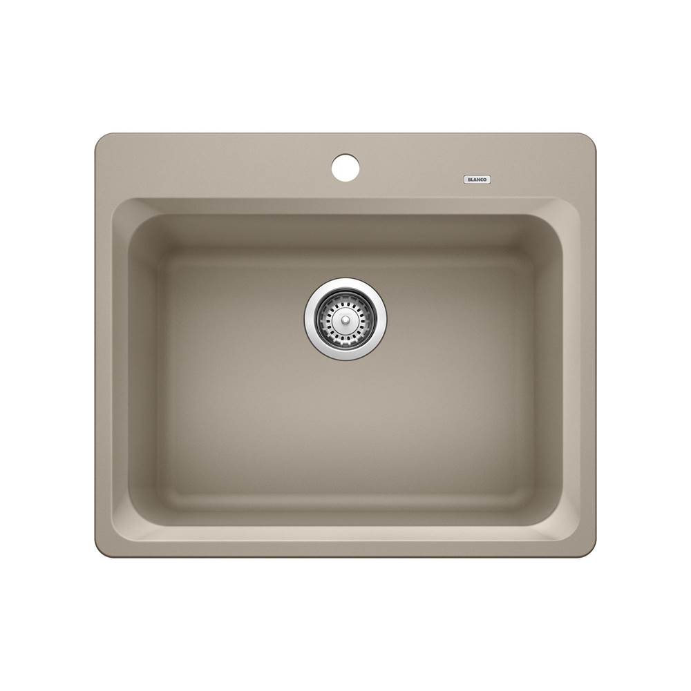 Vision SILGRANIT 25'' Single Bowl Dual Mount Kitchen Sink - Truffle-related