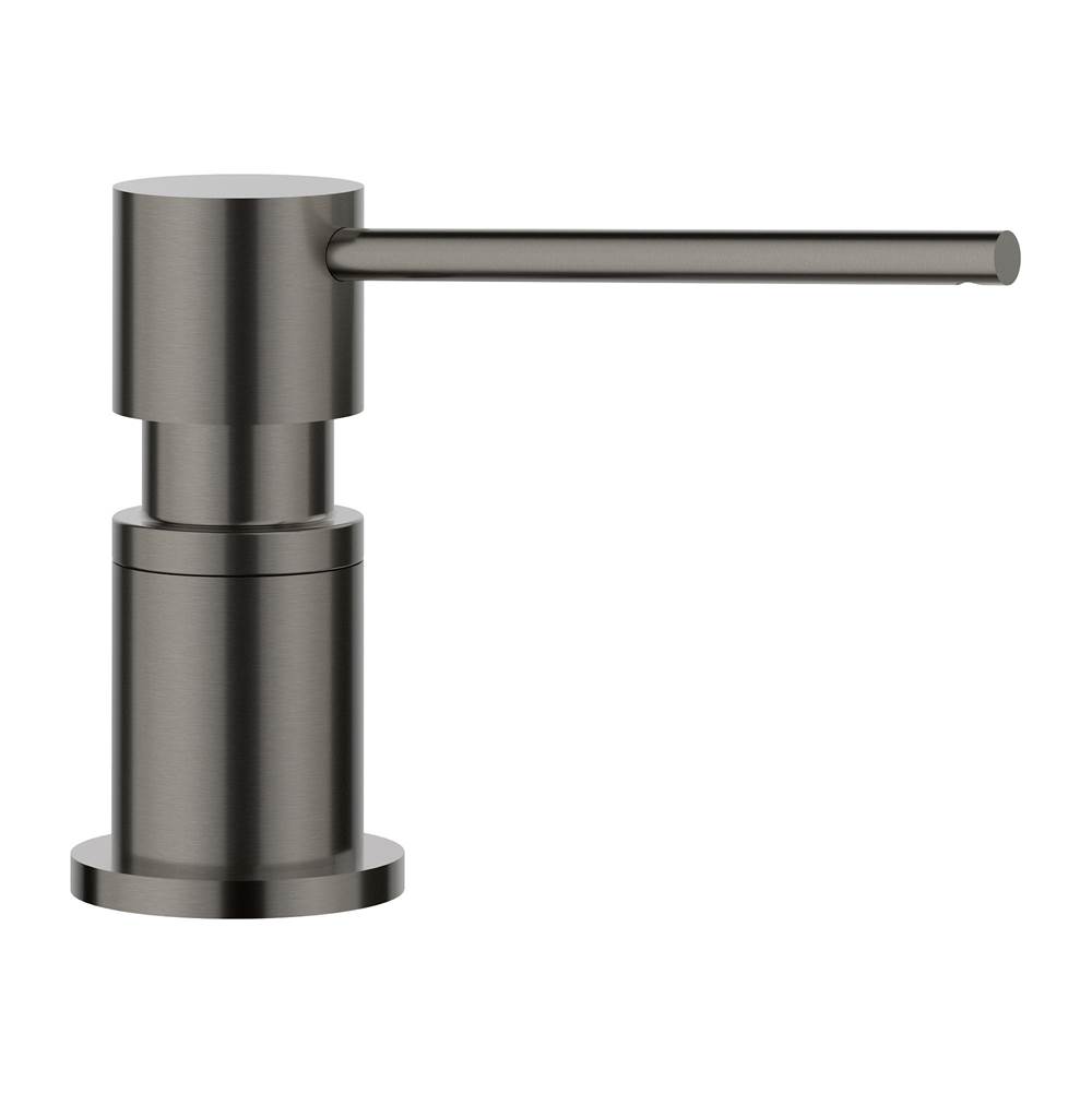 Lato Soap Dispenser - Satin Dark Steel-related