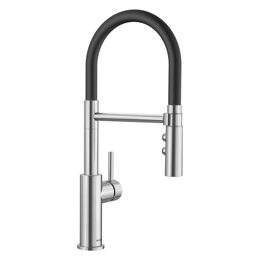 Catris Flexo Semi-Pro Pull-Down Dual-Spray Kitchen Faucet - PVD Steel-shop