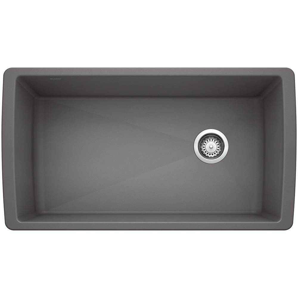 Diamond SILGRANIT 33'' Super Single Undermount Kitchen Sink - Cinder-shop