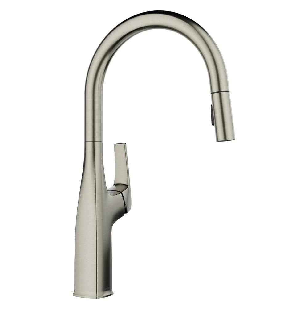 Rivana High Arc Pull-Down Dual-Spray Kitchen Faucet - Satin Platinum-related