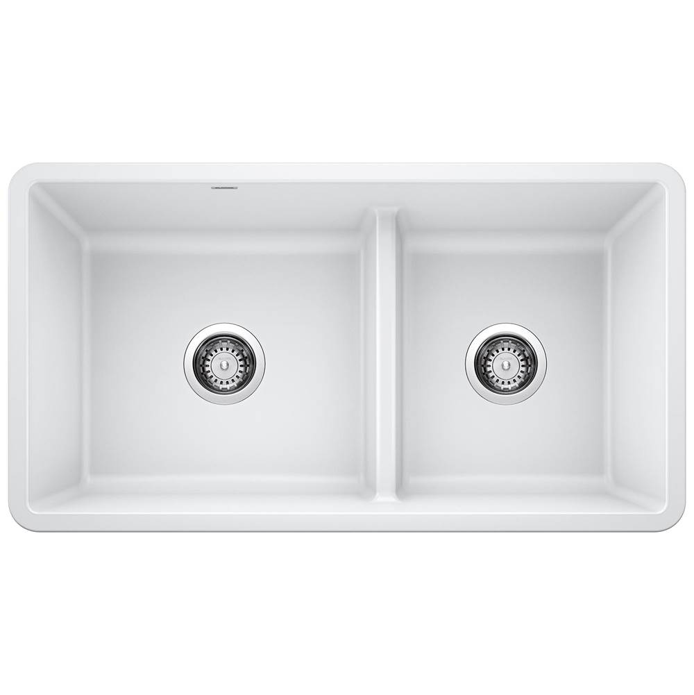 Precis SILGRANIT 33'' 60/40 Reversible Double Bowl Undermount Kitchen Sink with L-related