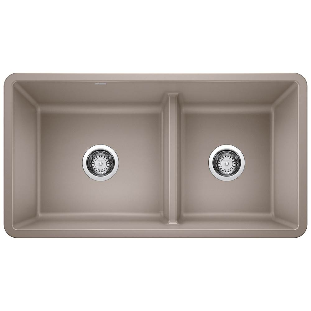 Precis SILGRANIT 33'' 60/40 Reversible Double Bowl Undermount Kitchen Sink with L-related