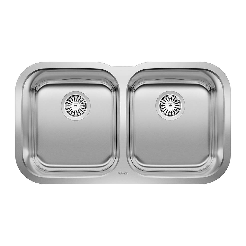 Essential 31'' 50/50 Double Bowl Undermount Stainless Steel Kitchen Sink-related